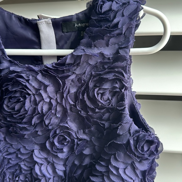 Autograph blue rosette dress 5/6yrs - Picture 2 of 4